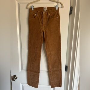 Tan J. crew corduroy pants